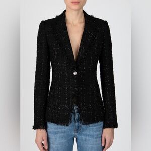 Derek Lam 10 Crosby Adelaide Fringe Bias Jacket